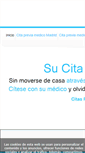Mobile Screenshot of citapreviamedico.org